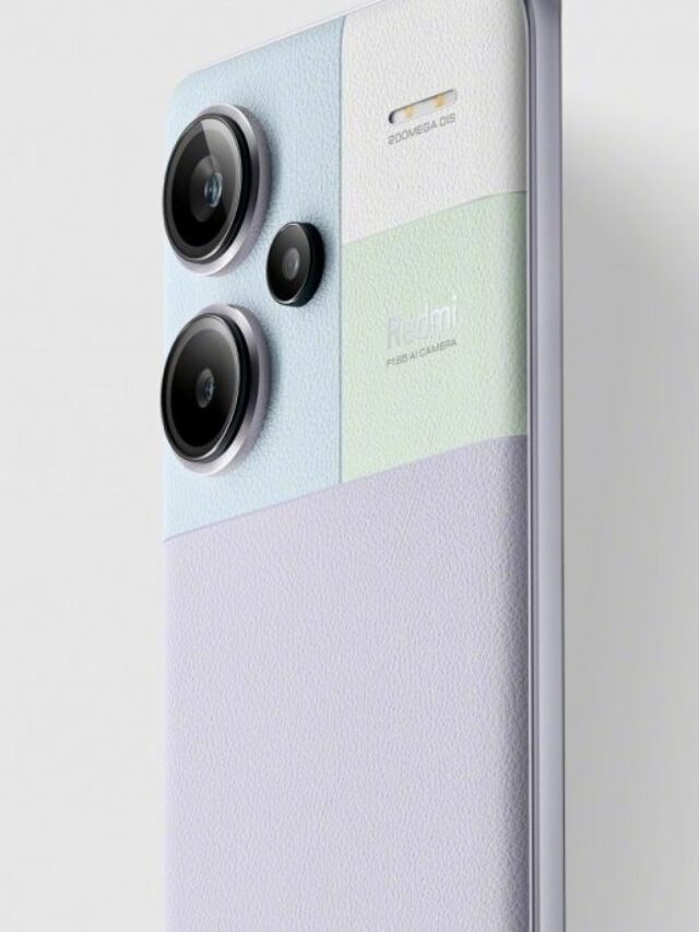 newly launched Redmi note 13 series.
